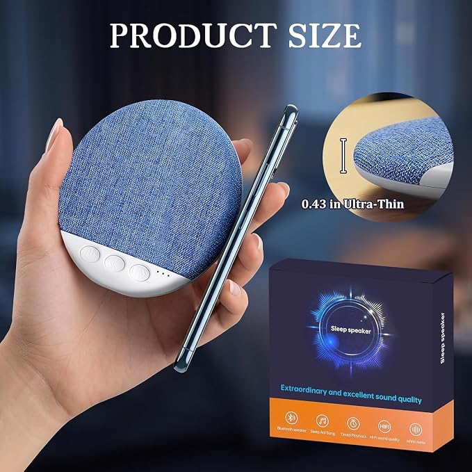 Bluetooth Pillow Speaker for Sleeping