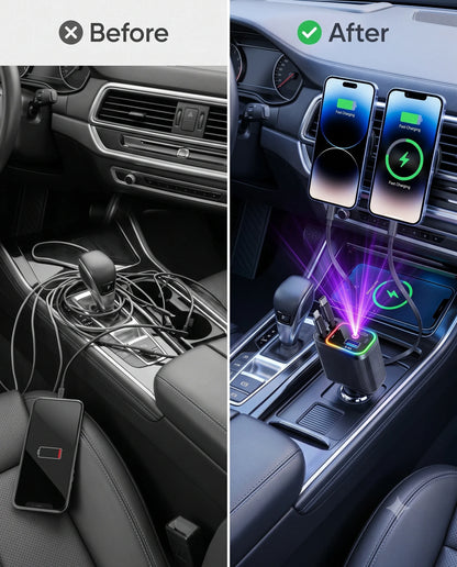 CarChargePro™ – 4-in-1 Fast Car Charger