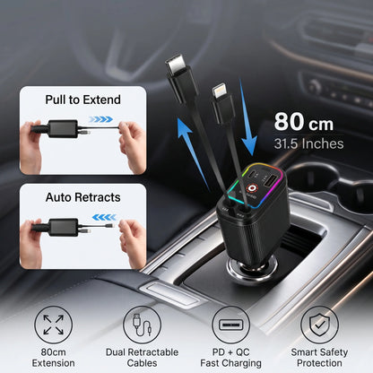 CarChargePro™ – 4-in-1 Fast Car Charger