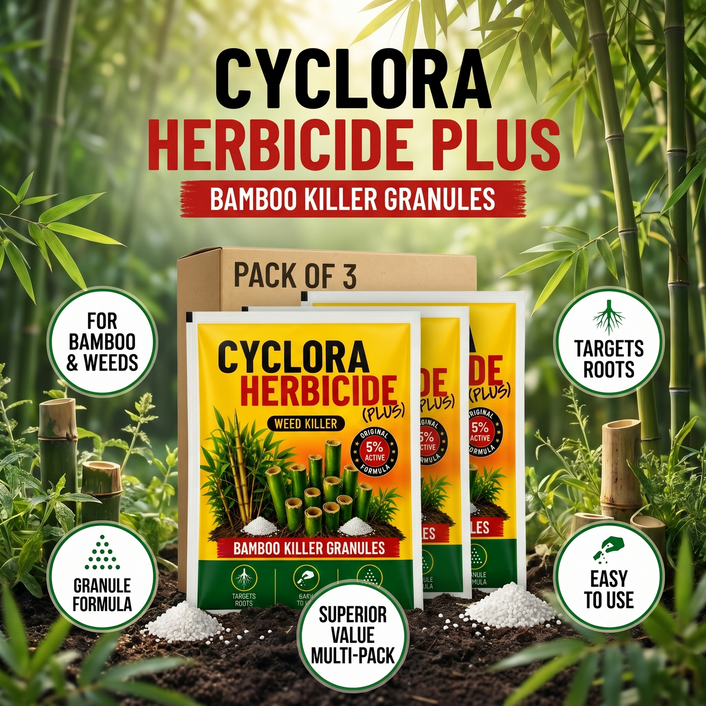Cyclora Herbicide Granules | 🔥BUY 1 GET 2 FREE🔥