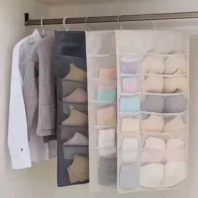 Double Sided Closet Hanging Organizer